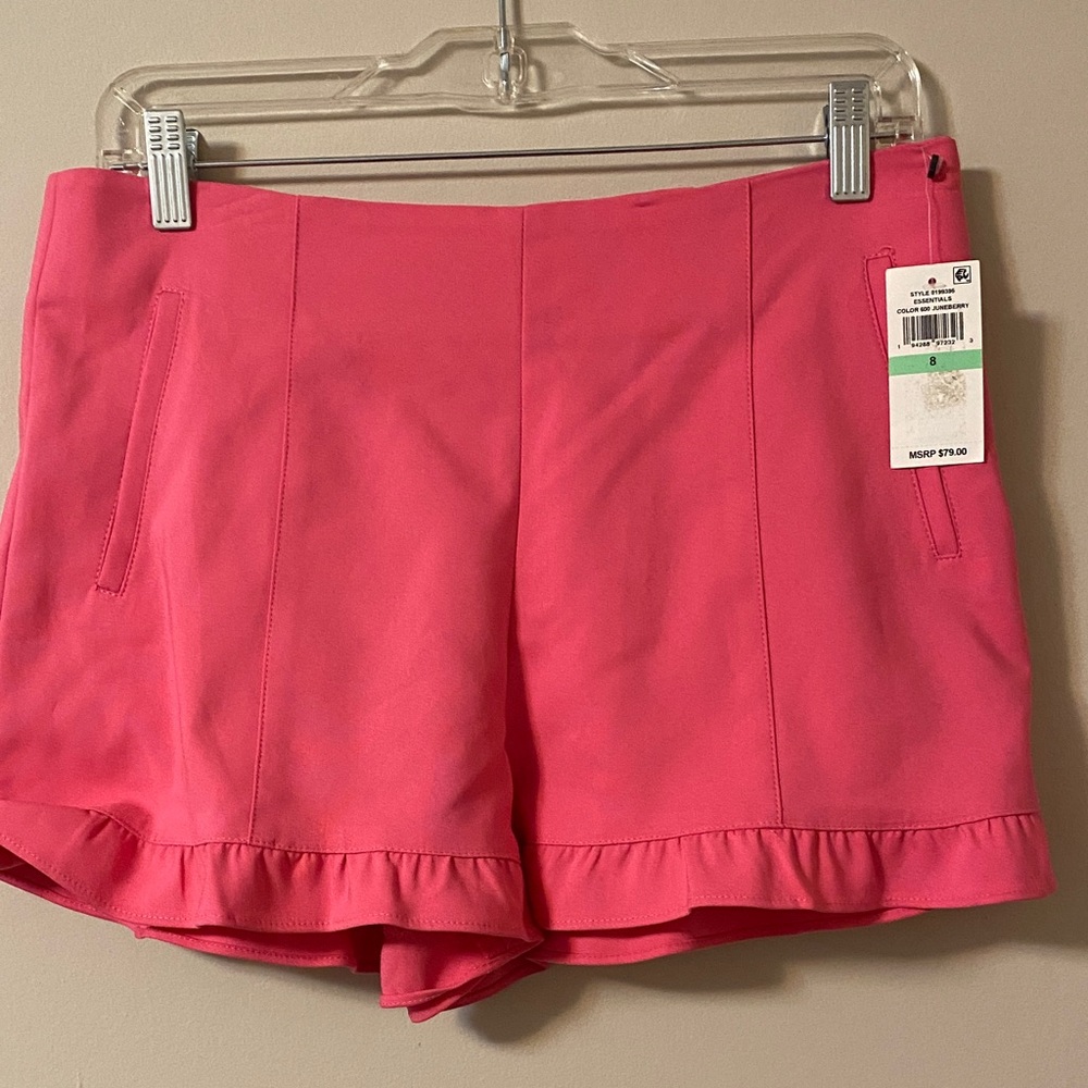 1. State High Waist Pink Women's Shorts